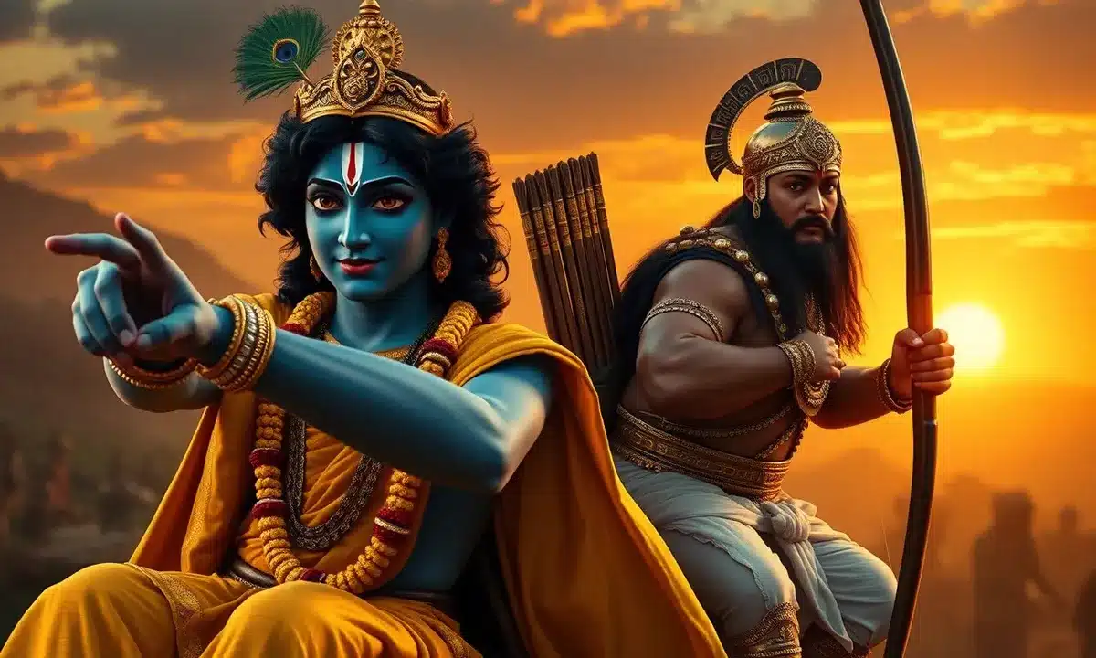 Geeta Shlok for Students: छात्रों के लिए गीता के 15 श्लोक अर्थ सहित Geeta shlok for students: कुरुक्षेत्र में श्रीकृष्ण अर्जुन को गीता का उपदेश देते हुए
