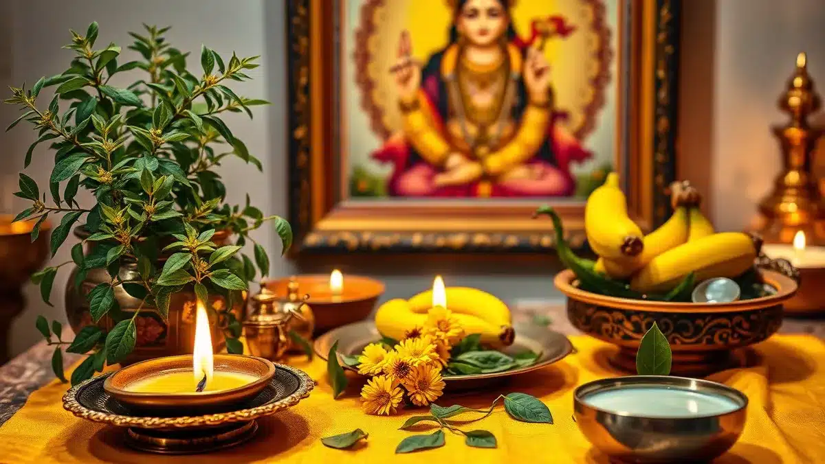 रमा एकादशी व्रत कथा 2026: पूरी कथा, पूजा विधि, पारण का समय और नियम Rama Ekadashi vrat katha: तुलसी, दीपक, फल और पीले फूलों के साथ एकादशी की पूजा