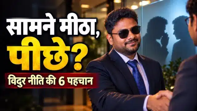 दोगले लोगों की पहचान कैसे करें? विदुर नीति के अनुसार 6 पहचान